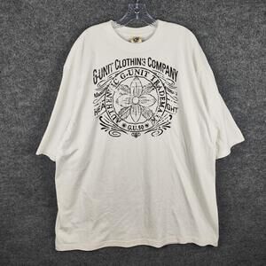 G-Unit Shirt Mens 3XL White Heavyweight Clothing Company Graphic Tee Hip Hop